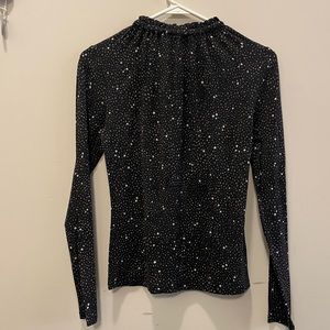 Ann Taylor Starred Blouse XS NWT
